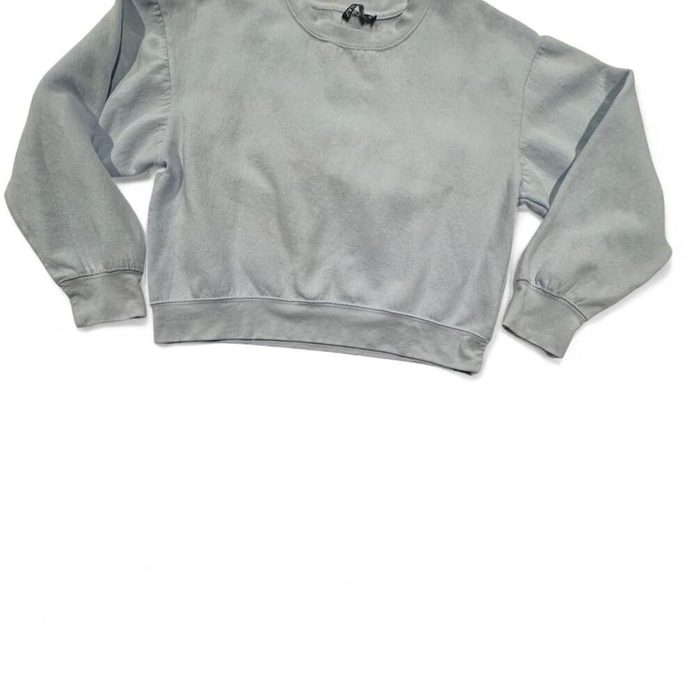 Zara Women's Blue and Purple Sweatshirt